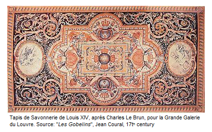 Tapis de Savonnerie de Louis XIV